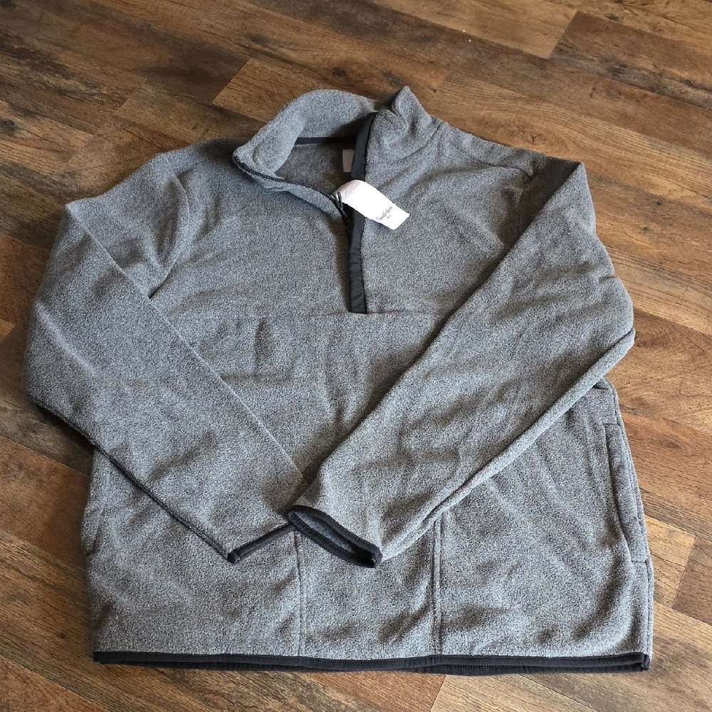 Goodfellow & Co Men's Charcoal Zip-Up Sweater